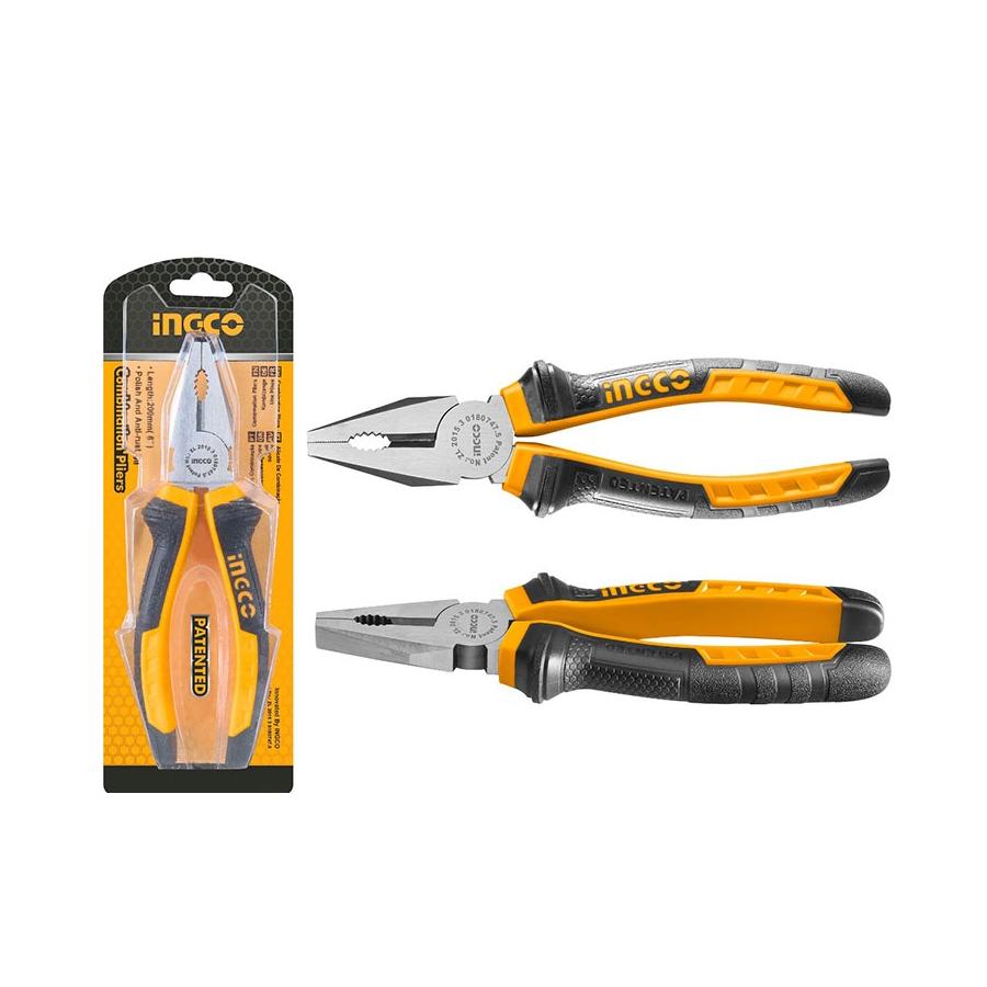 Kềm răng 8 inch/200mm INGCO HCP08208