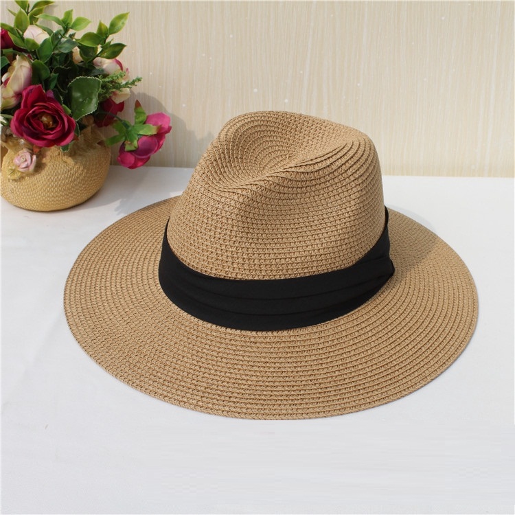 Mũ cói Panama vành to đội được cả nam cả nữ
