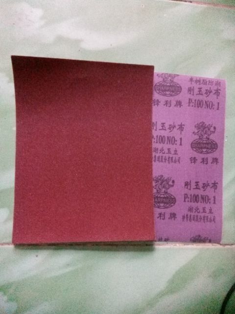 Nhám vải tờ P36 , P60 , P100 (SẤP 10 TỜ)