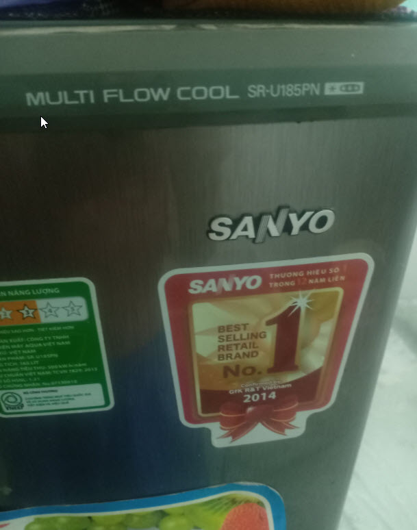 Ron tủ lạnh sanyo SR-U185PN kiểu bắt vít