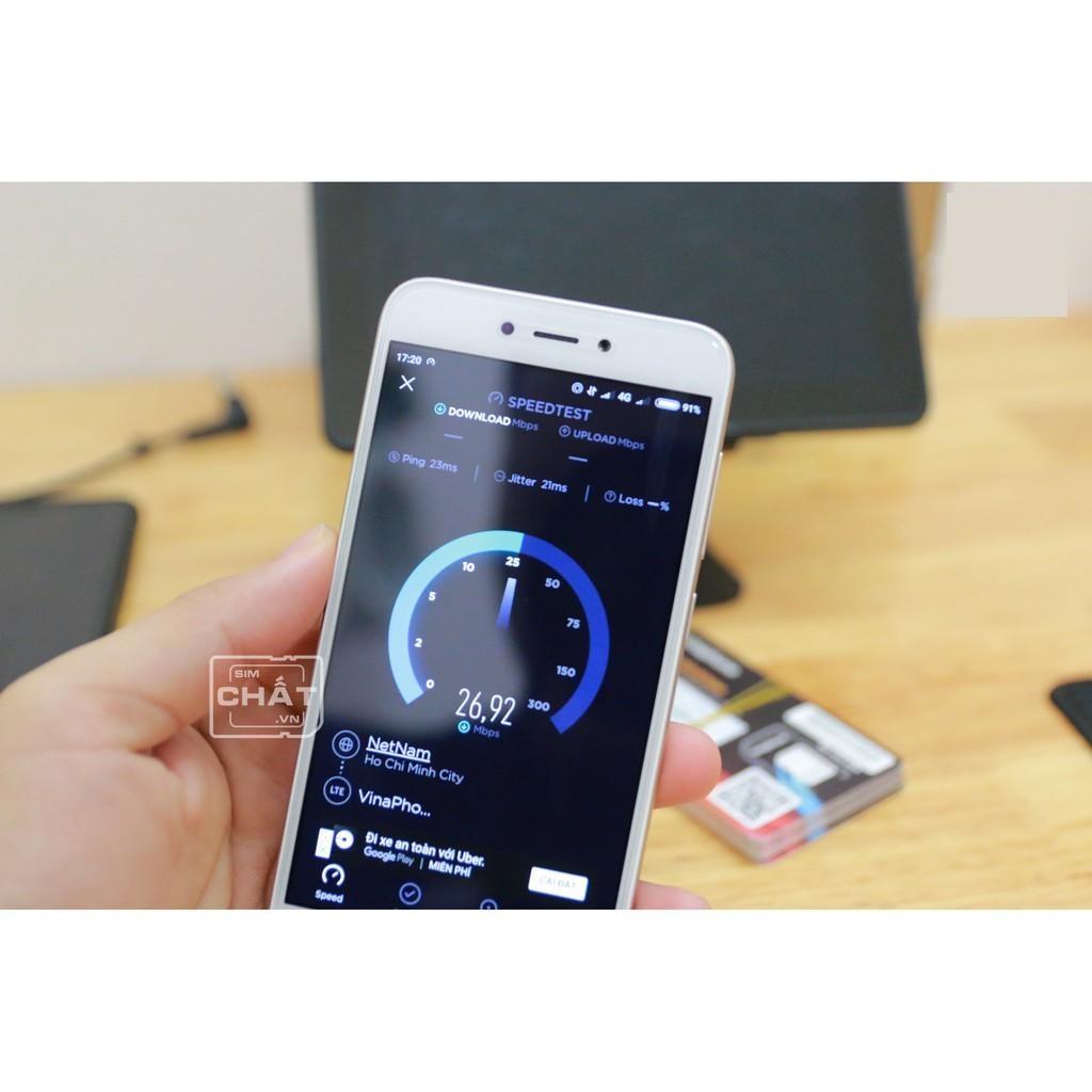 Sim 4G Vinaphone trọn gói 01 năm D900, 9Gb tháng.
