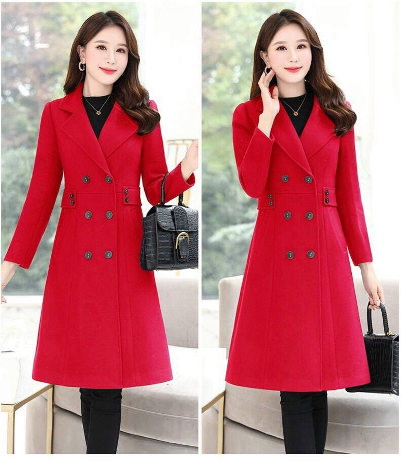 Áo khoác dạ phom dài nữ hoàng cực ấm NGOCTRANSHOP - NT4491