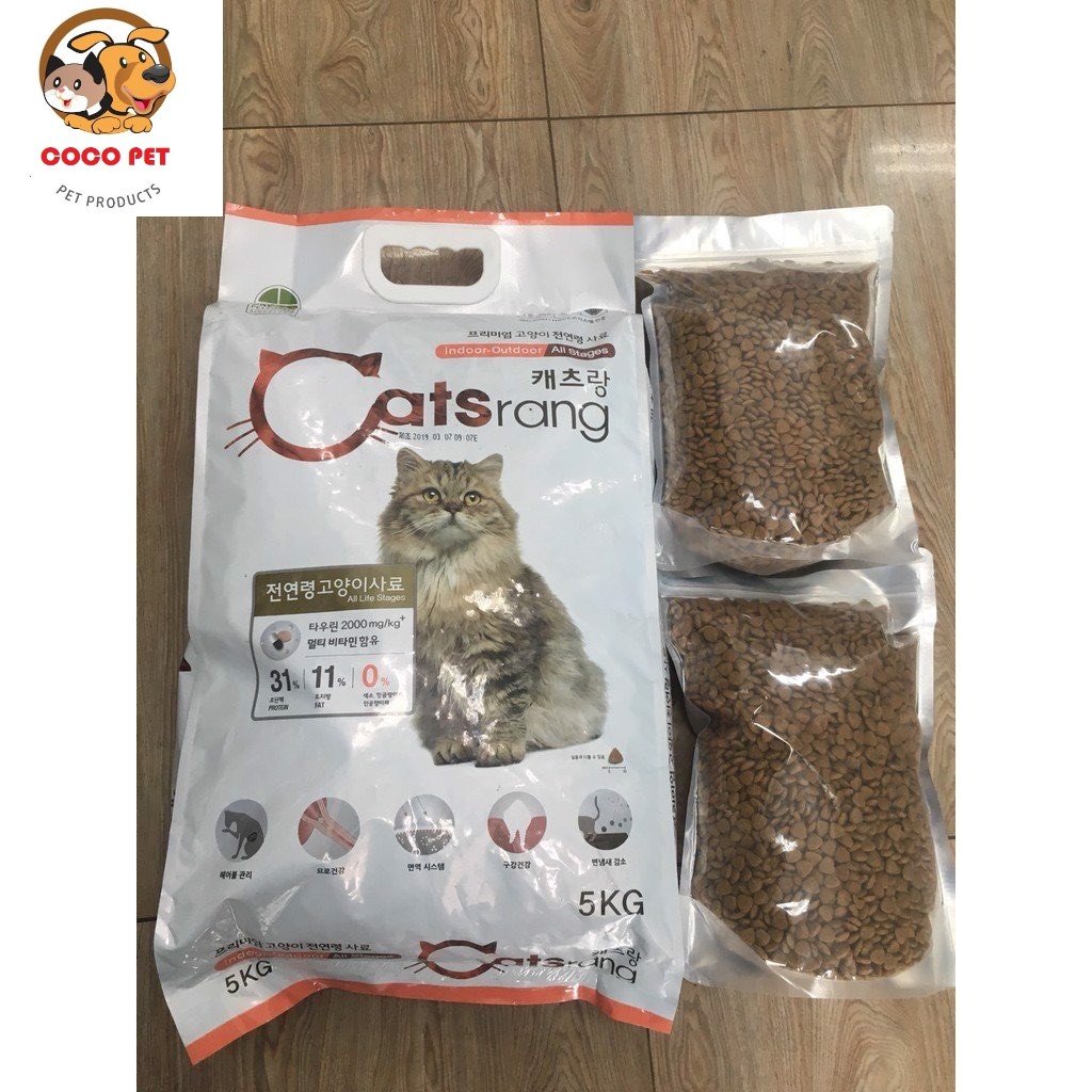 Thức Ăn Hạt CATSRANG Cho Mèo Mọi Lứa Tuổi Túi Zip 1kg