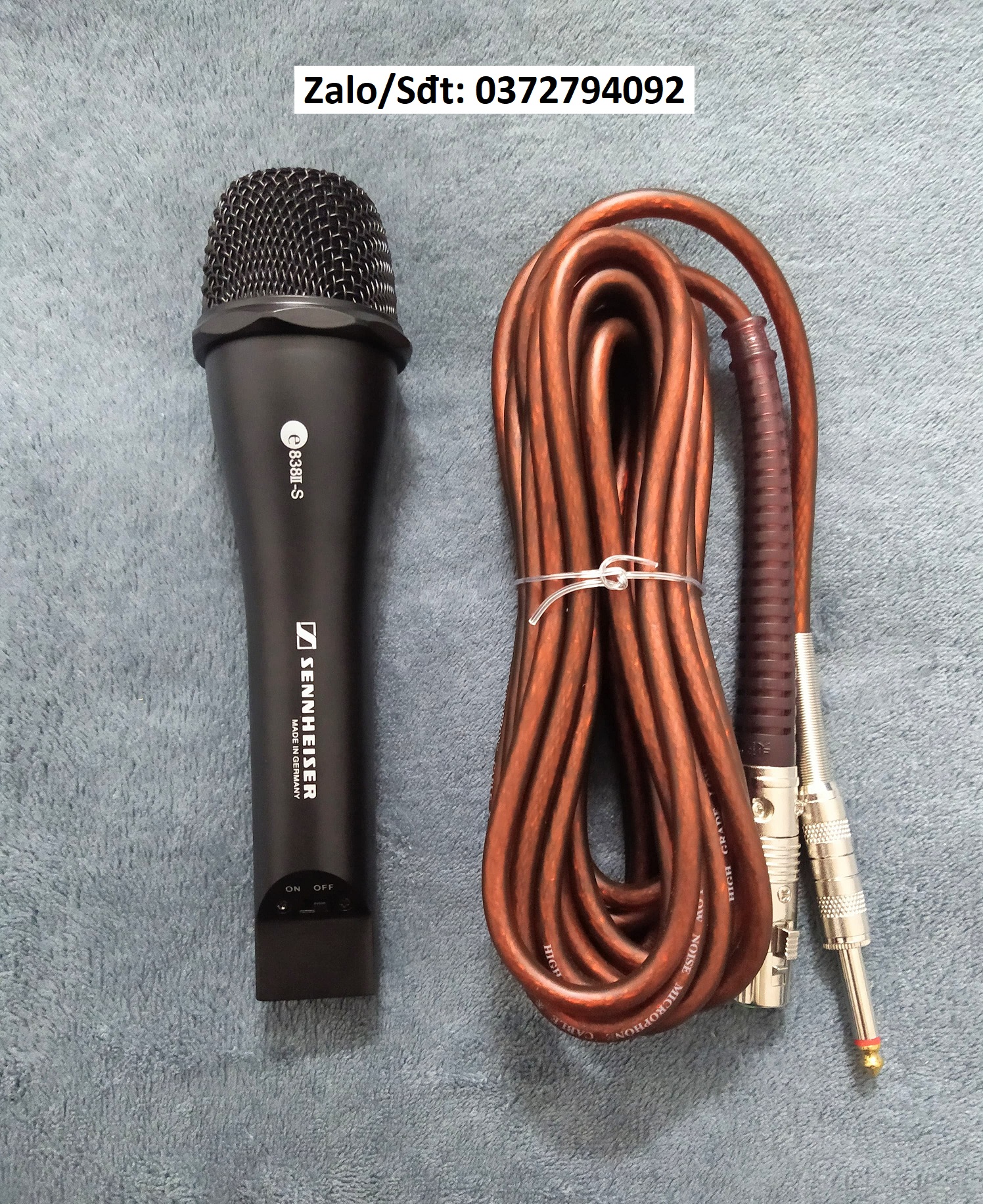 Micro karaoke có dây Sennheiser E838II-S