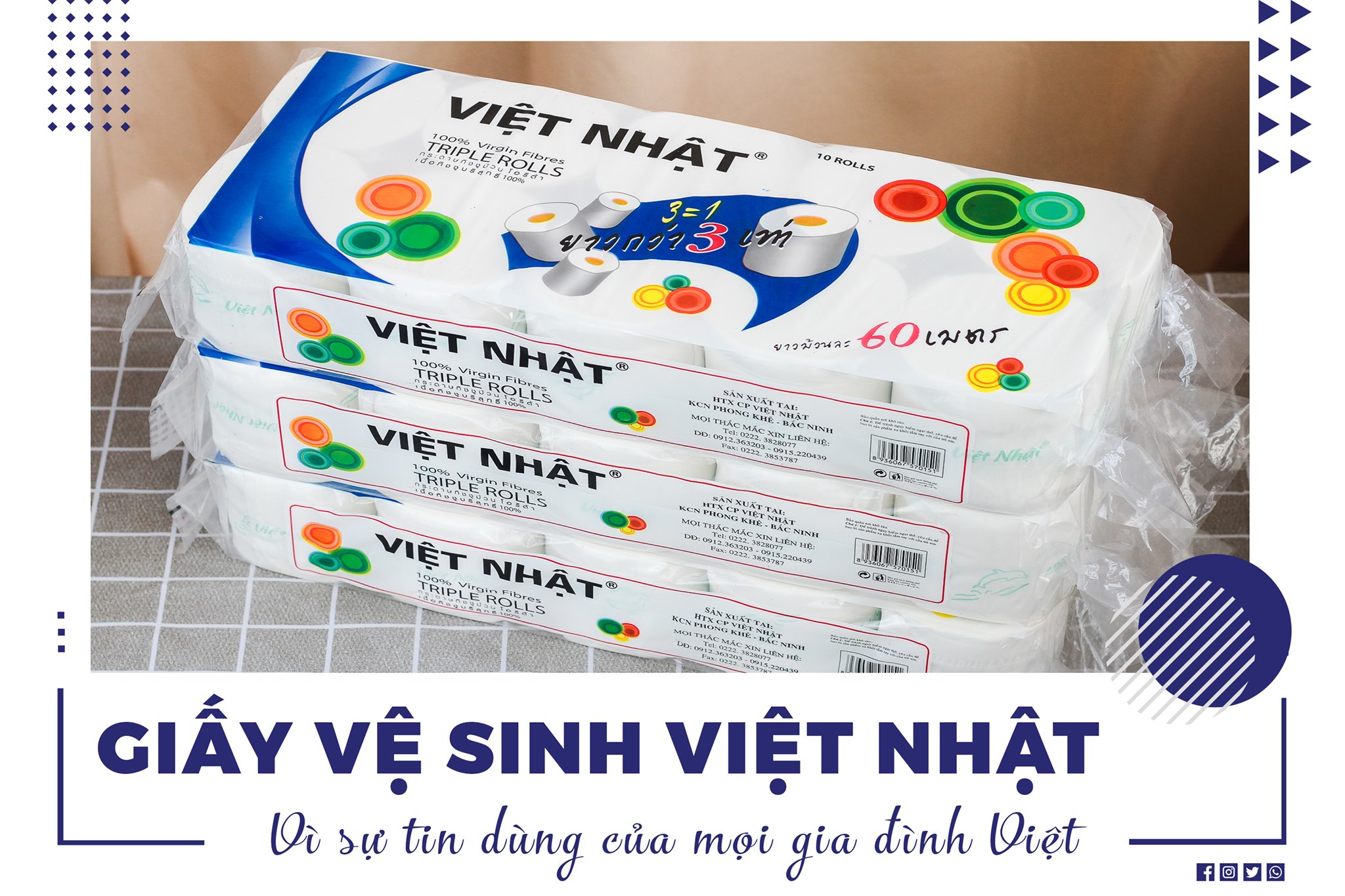 giấy vệ sinh việt nhật