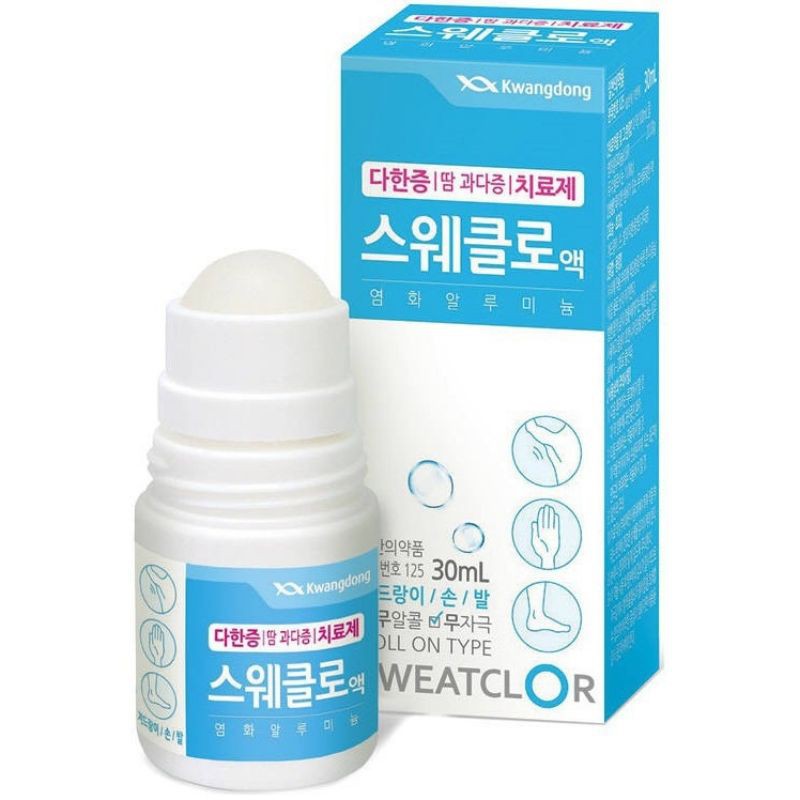 Lăn khử mùi cho nách - chân Kwangdong Sweatclor 30ml