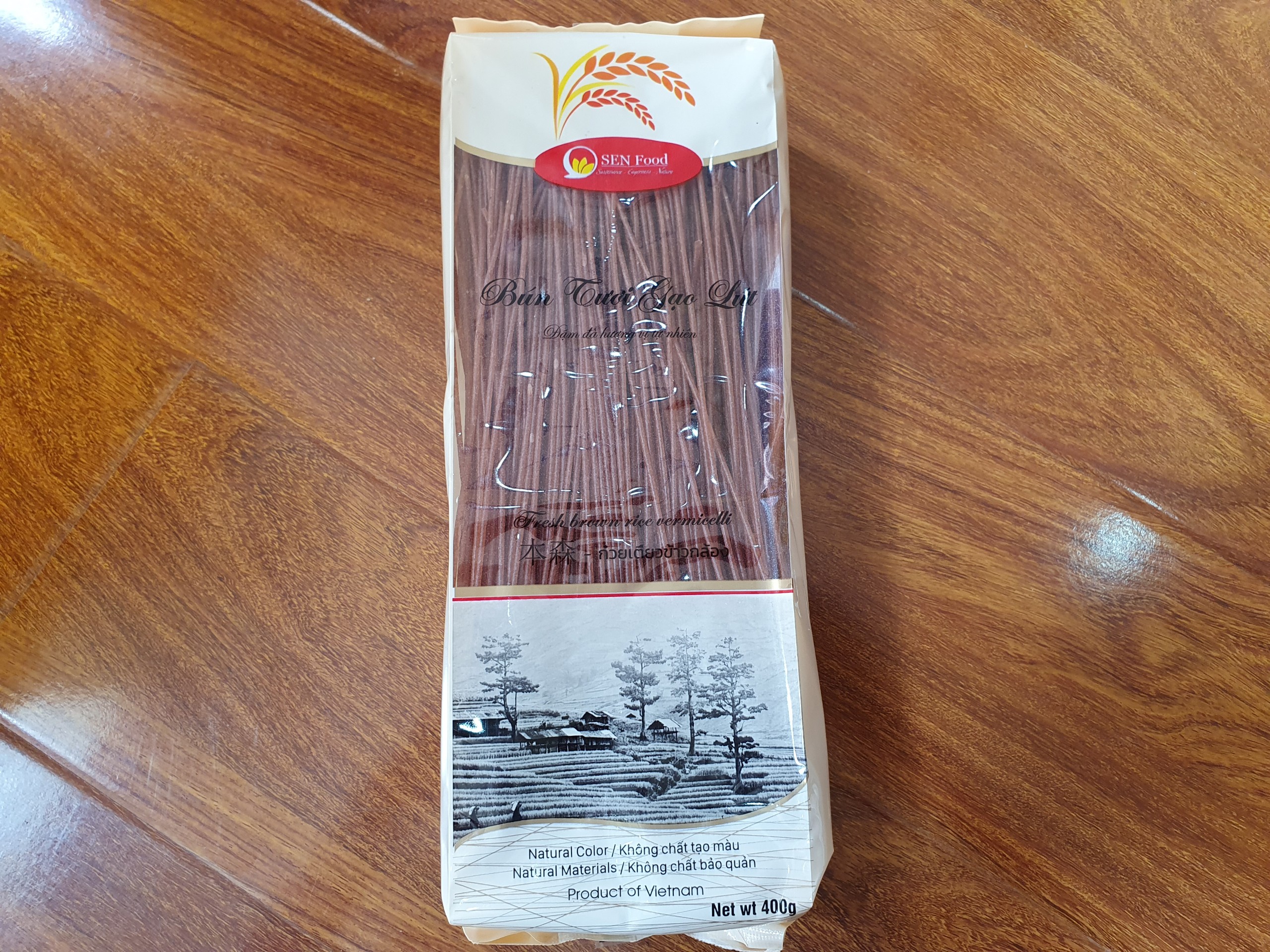 Bún Gạo Lứt Sen Foods gói 400 gram