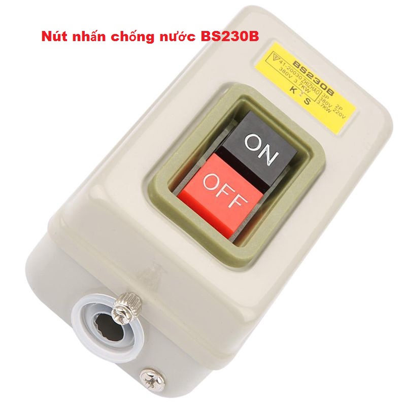 [ON/OFF điện 3 pha] BS230B Công tắc, Nút nhấn ĐIỀU KHIỂN ĐIỆN