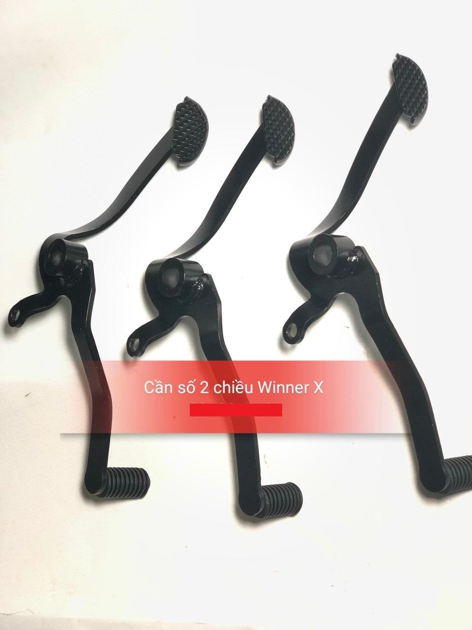 Cần số 2 chiều  Winner X  tĩnh điện đen Vindecal BD