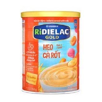 BỘT ĂN DẶM RIDIELAC GOLD HEO CÀ RỐT – HT350G