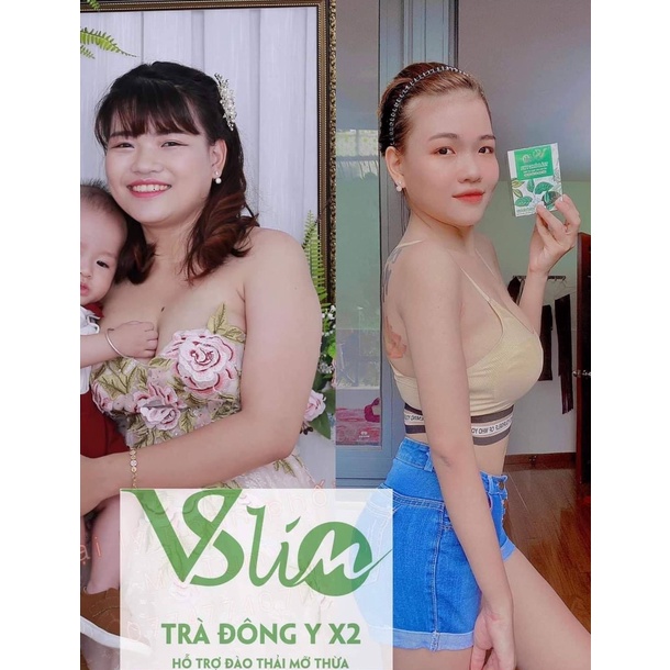 Combo 3 Hộp Trà Giảm Cân Đông Y X2 Vslim