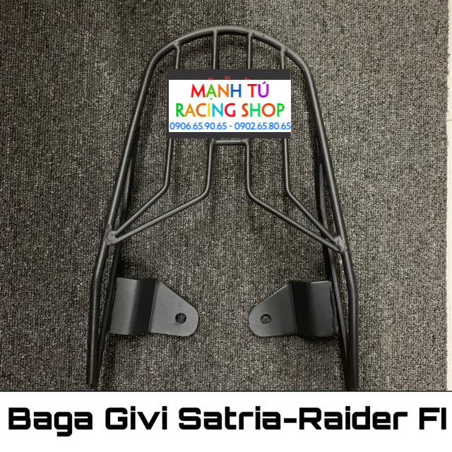 Baga Cảng sau Givi Raider FI, Satria