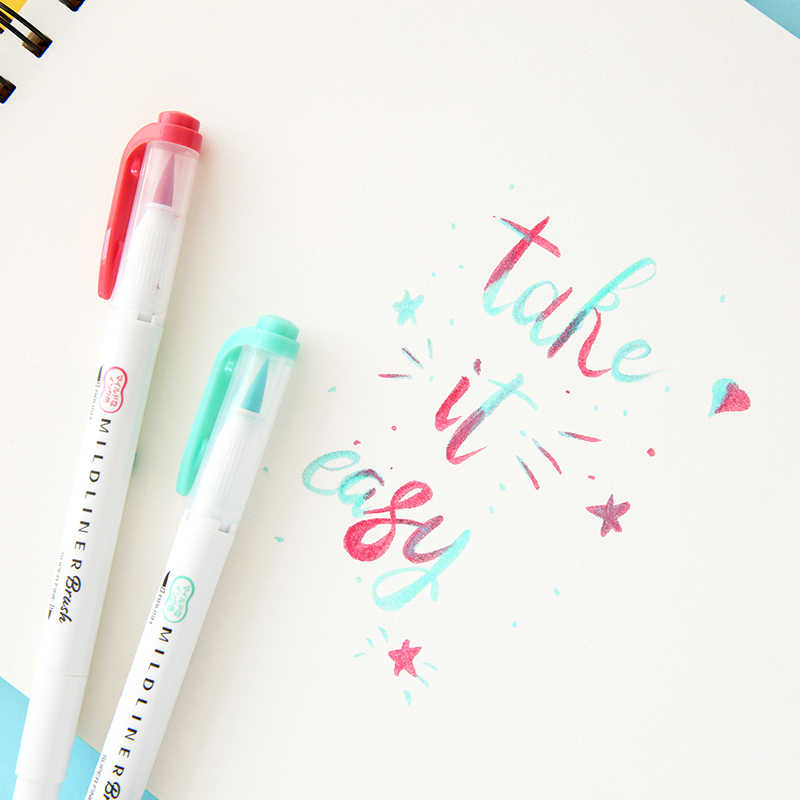 BỘ 5 BÚT ZEBRA MILDLINER BRUSH