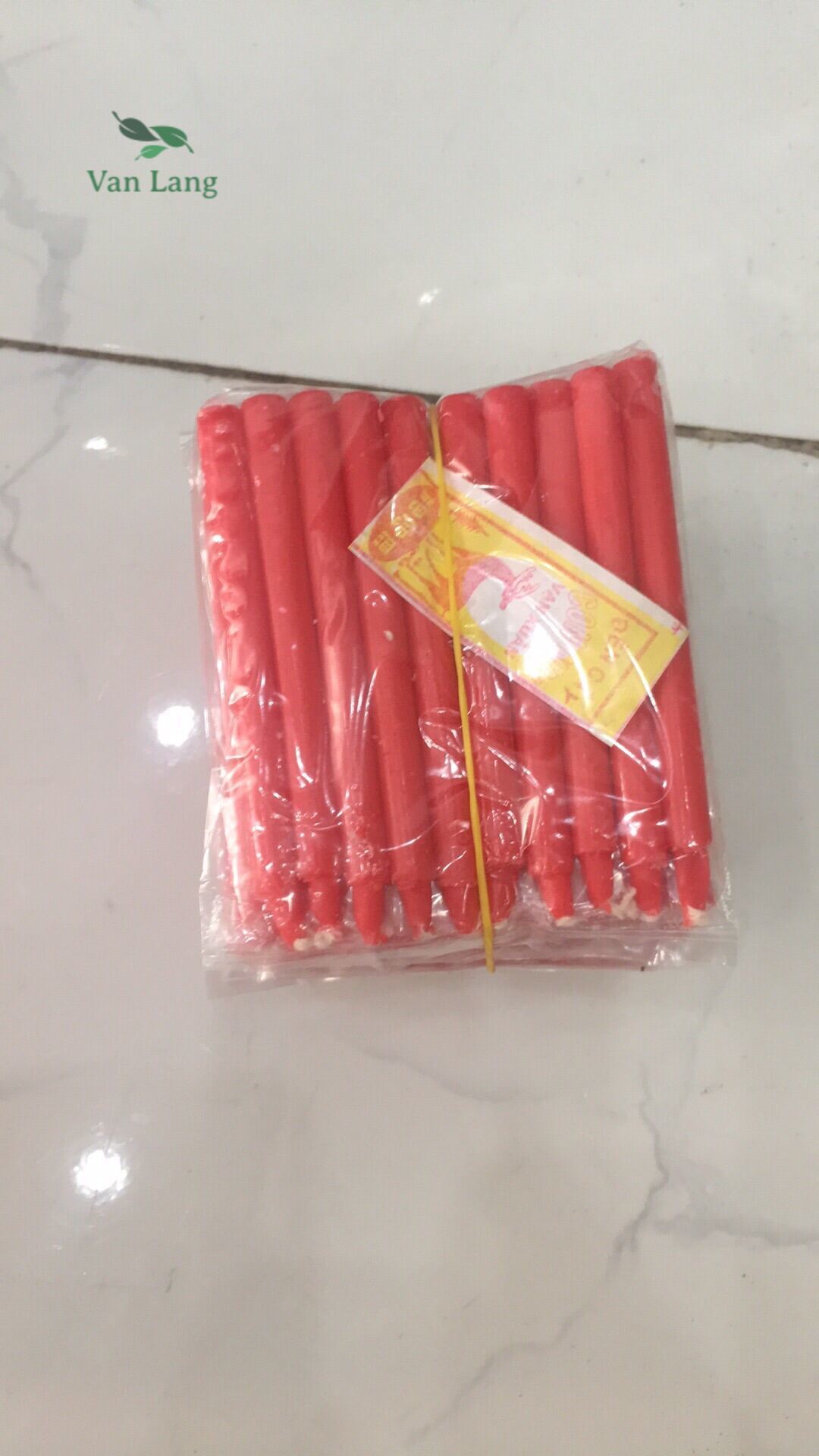 10 cây nến thắp hương dài 12cm đường kính 0,8cm