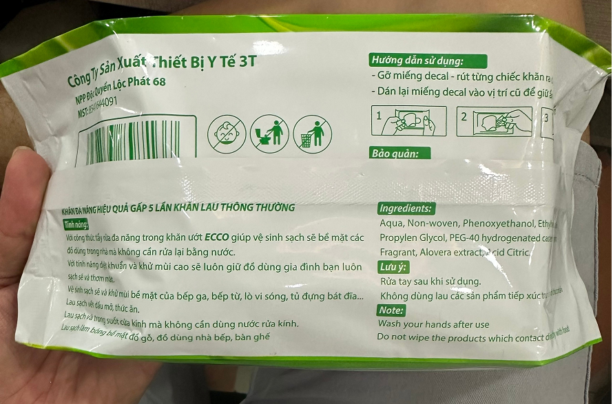 [HCM] KHĂN ƯỚT LAU BẾP ĐA NĂNG LỘC PHÁT68 - SẠCH SÁNG BÓNG