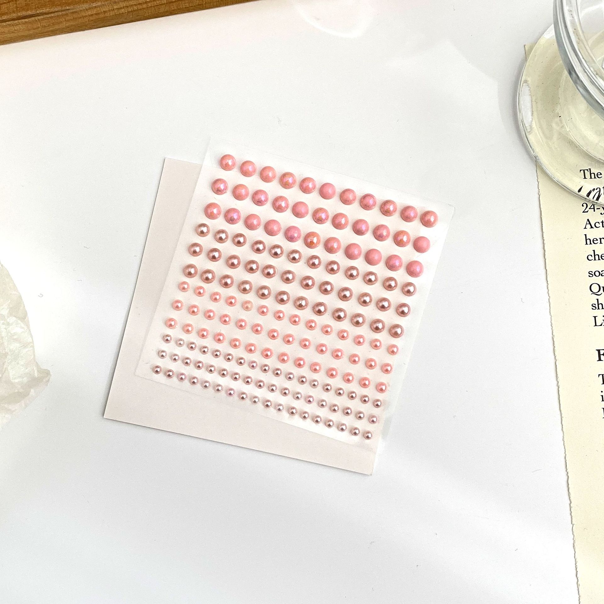 Sticker Diamond Pearl Decoration Journal Diary DIY Material