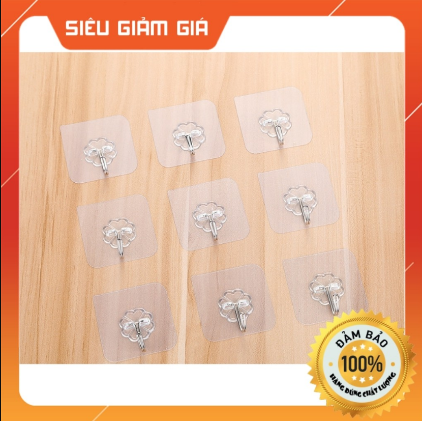 [HCM]Combo 10 móc treo dính tường siêu chắc