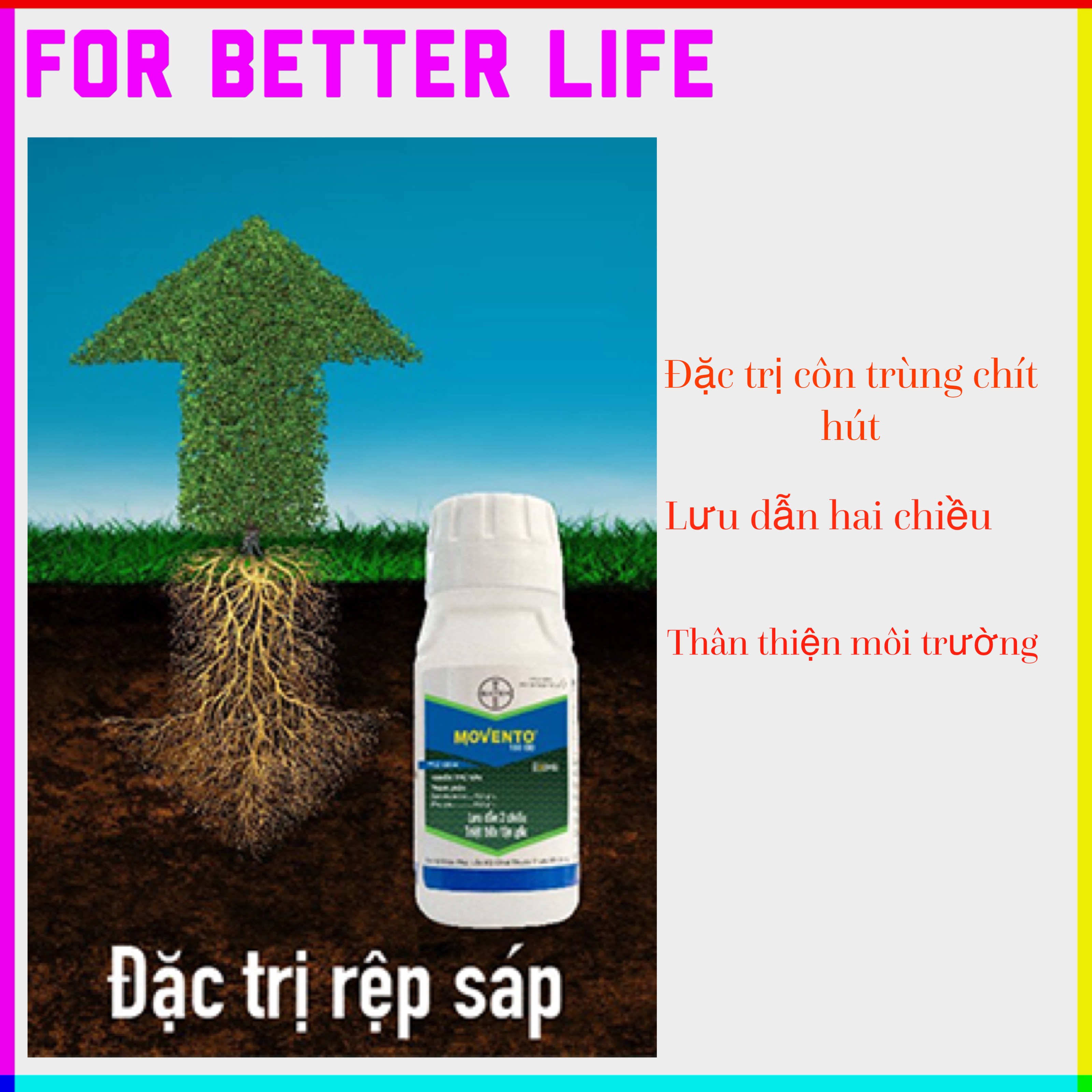 Trừ Rệp sáp, bọ trĩ (bù lạch) thế hệ mới MOVENTO 150OD