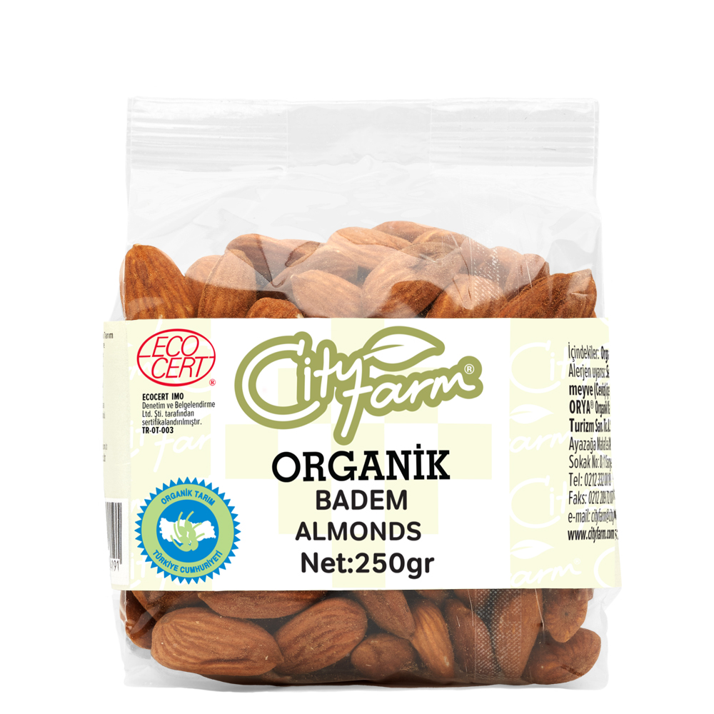 [HCM]City Farm Hạt Hạnh Nhân Hữu Cơ 250g