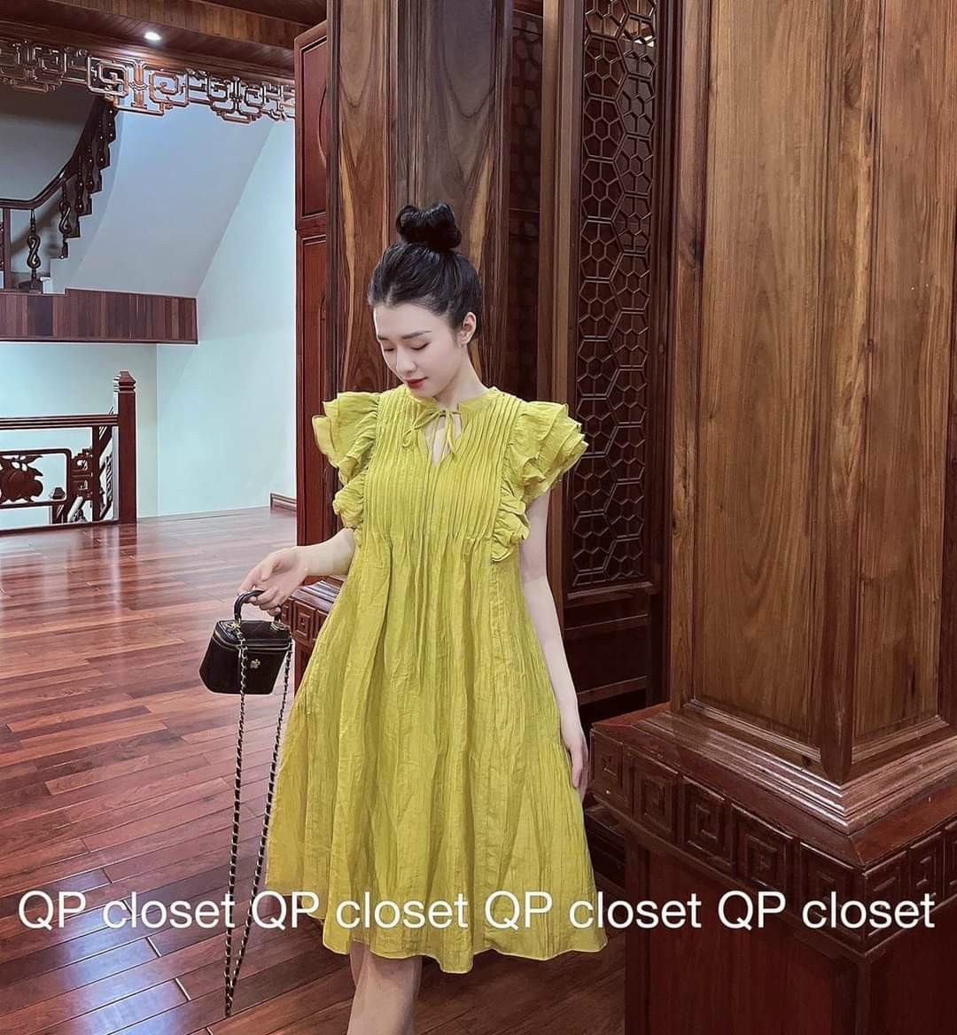 Váy bầu dự tiệc cao cấp chuẩn dáng - đầm bầu xinh công đẹp