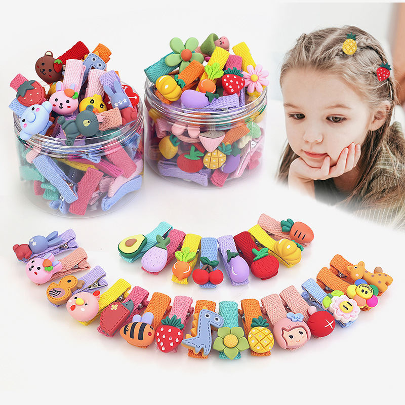 Hộp 20 Kẹp tóc mái siêu dễ thương Cho bé gái