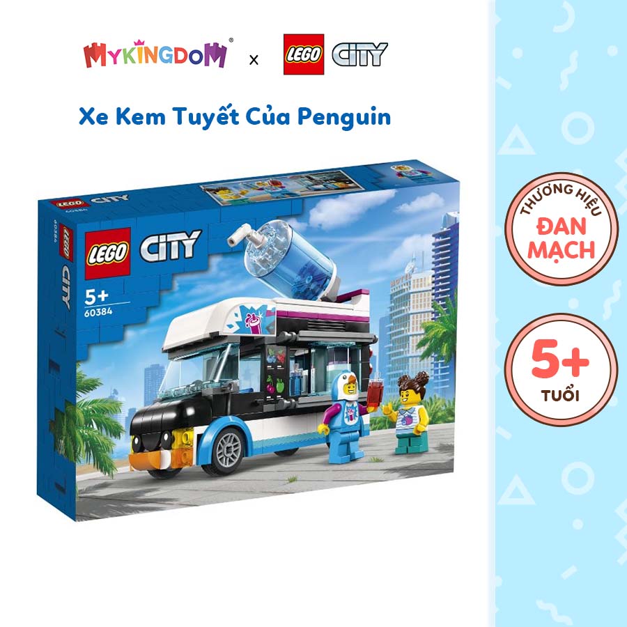 Đồ chơi lắp ráp lego city xe kem tuyết của penguin 60384
