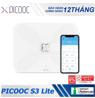Cân sức khỏe thông minh PICOOC S3 lite - Bảo hành 12 tháng - kết nối Wifi thumbnail