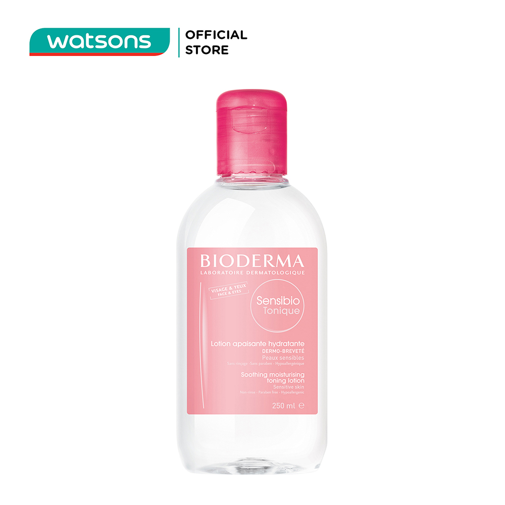 Nước Cân Bằng Dưỡng Ẩm Dành Cho Da Nhạy Cảm Bioderma Sensibio 250ml