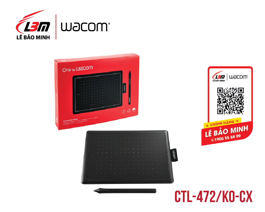 BẢNG VẼ ONE BY WACOM SMALL CTL-472/K0-CX