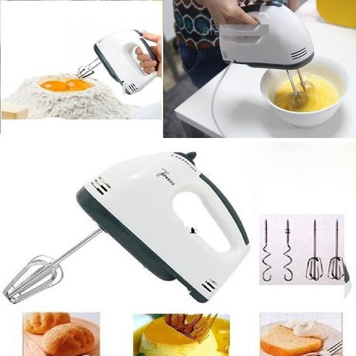 Máy Đánh Trứng Cầm Tay 7 Tốc Độ Công Suất 180W