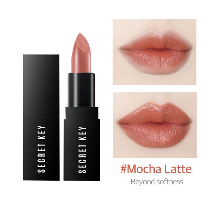 [HCM][12/09/2021] Son Lì Secret Key Fitting Forever Lipstick 3.5g #16 Macha Latte (Cam đất)
