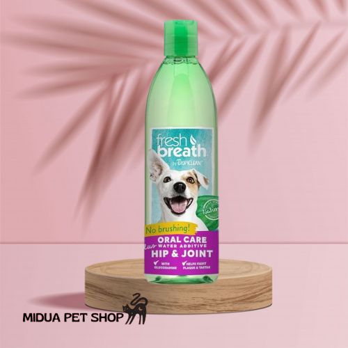 Nước vệ sinh răng miệng cho chó Tropiclean