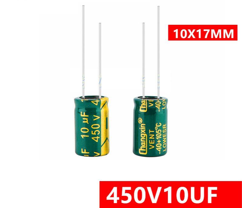 10 con linh kiện tụ hóa 10uf 450v tụ 10uf450v