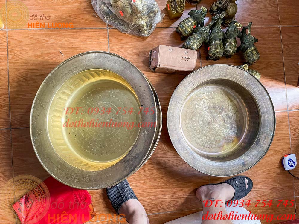 Antique Black brass basin, dish washing, spa,...