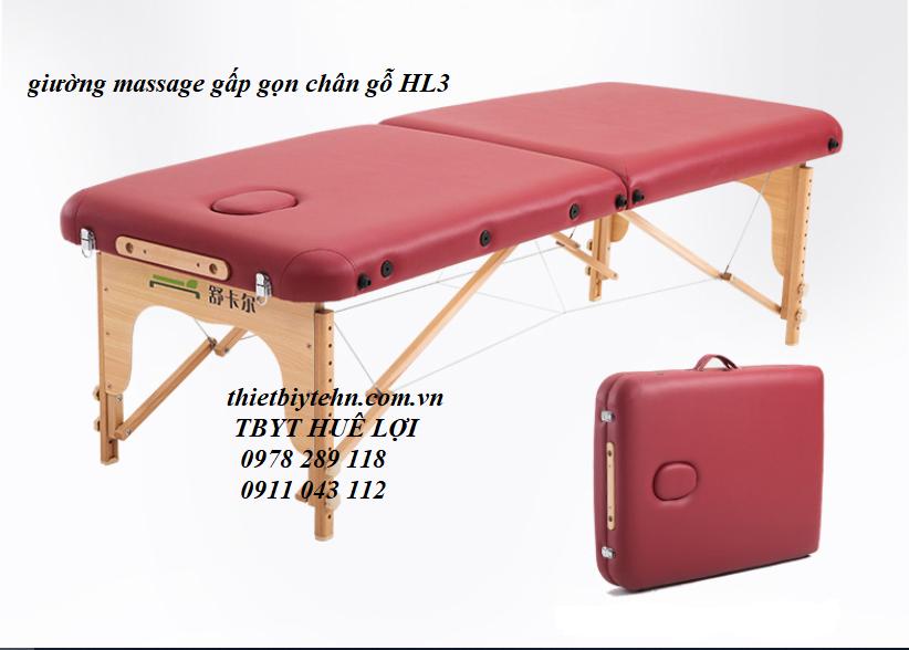 Giường spa massage trị liệu gấp gọn
