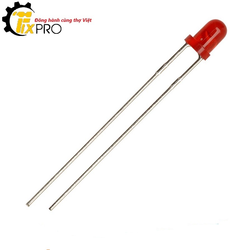 Led 3mm màu đỏ túi 10c