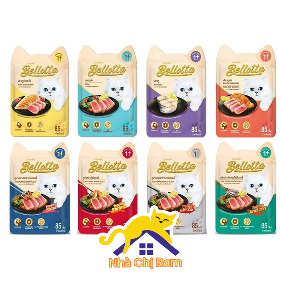 Pate Bellotta cho mèo gói 85g
