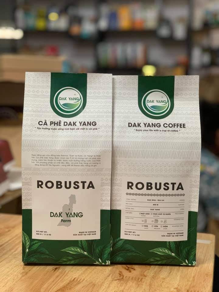 Cà phê Robusta Honey nguyên chất rang mộc 500gr