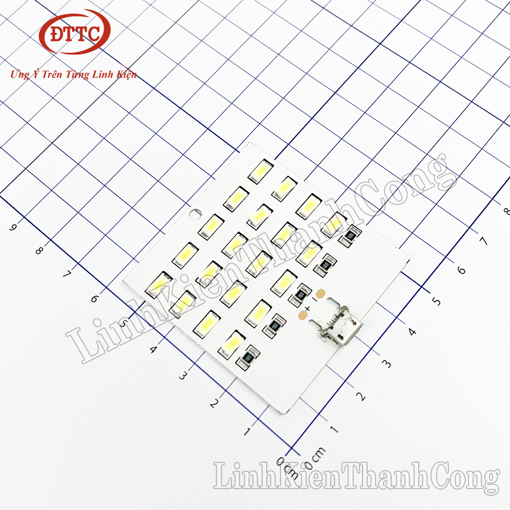 Module led 20 bóng siêu sáng nguồn micro usb