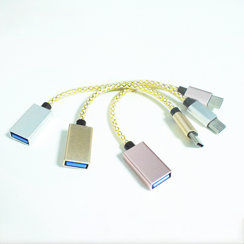 Cable OTG Type-C cho điện thoại và máy tính bản android (USB Type-C  ra USB)