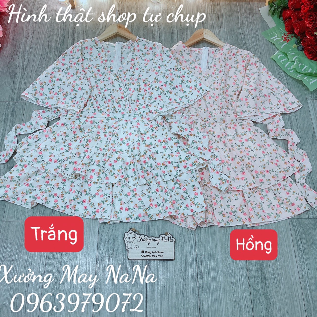 Jum bigsize - jum hoa nhí tay loe (hình thật)