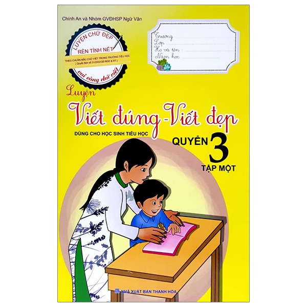 Fahasa - luyện viết đúng, viết đẹp 3 - tập 1