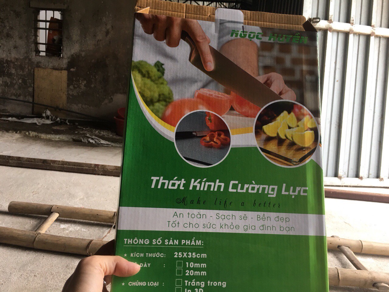 Thớt kính cường lực siêu bền