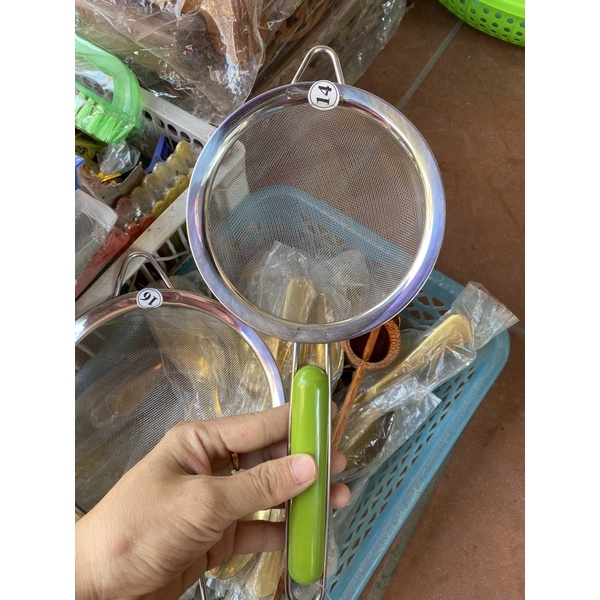 Rây lọc cháo, lọc thức ăn cho bé 2 lớp inox cao cấp