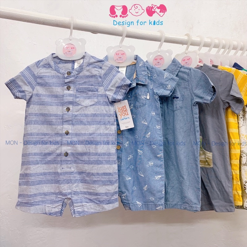 (Size 18-24m) Bộ body đùi romper xuất dư Car.ter's cho bé trai (chọn mẫu)
