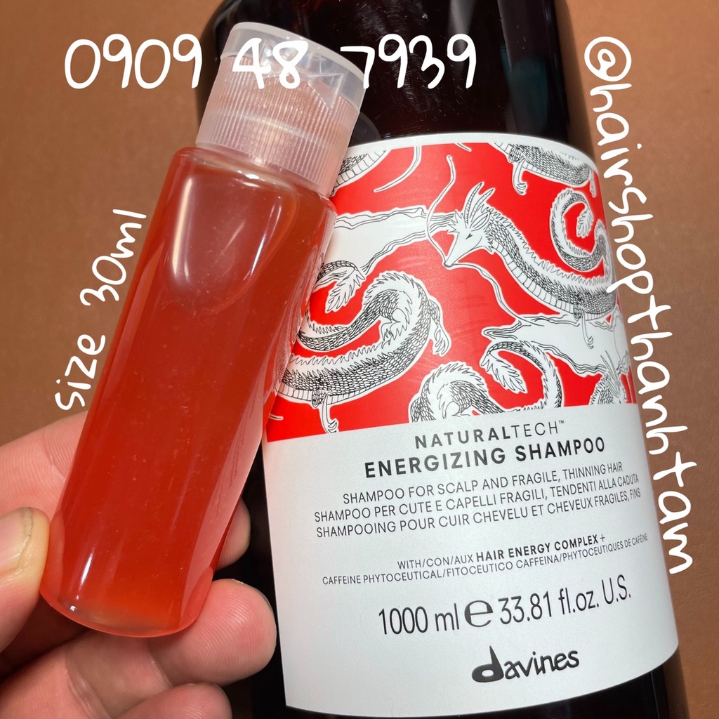 Dầu gội chống rụng tóc Davines NaturalTech Energizing Shampoo 250ml
