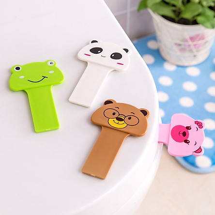 Dụng cụ hỗ trợ mở nắp bồn cầu hình thú