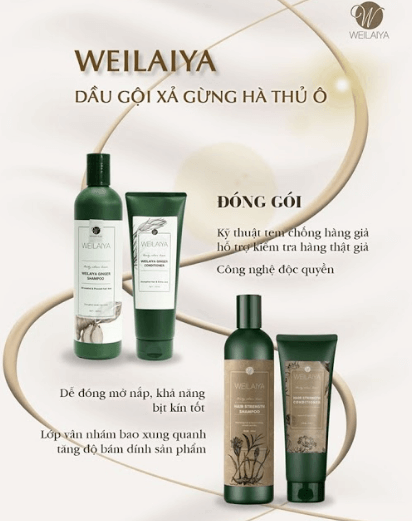 [HCM]Dầu gội xả gừng