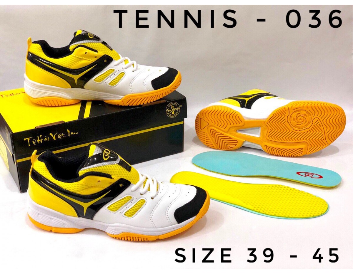 GIÀY CHƠI TENNIS NAM NỮ 036 CAO CẤP CHÍ PHÈO