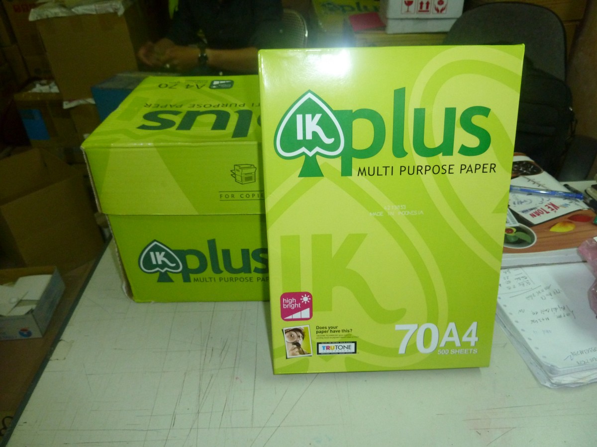 Giấy in ik plus a4 70gsm